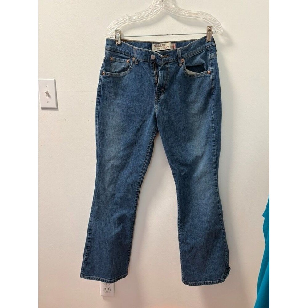 Levi's 515 Women's Jeans Size 10 Blue 5-POCKET Design Rise Bootcut Wash Denim